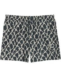 Burberry - Costume Da Bagno Con Stampa - Lyst