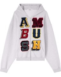 Ambush - Logo-Patch Zip-Up Hoodie - Lyst