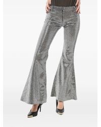ERL - Sequin-Embellished Boot-Cut Trousers - Lyst