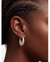 Yoj - Midi Eclipse Hoop Earrings - Lyst