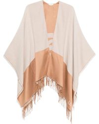 Liu Jo - Capa de dos tonos con flecos - Lyst