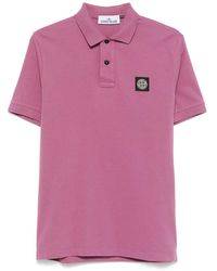 Stone Island - コンパスバッジ ポロシャツ - Lyst