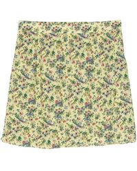 Zadig & Voltaire - Joseline Floral-print Mini Skirt - Lyst