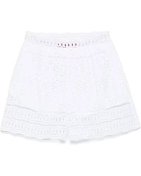 Ermanno Scervino - アイレットレース ショートパンツ - Lyst