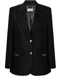 Elisabetta Franchi - Jewel Plaques Button Blazer - Lyst