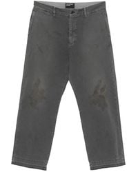 Enfants Riches Deprimes - Distressed-Effect Straight-Leg Trousers - Lyst