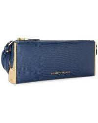 Elisabetta Franchi - Over-The-Shoulder Bag With Lizard Print - Lyst