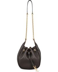 Saint Laurent - Paris Drawstring Chain Bucket Bag - Lyst