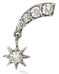 Lark & Berry - 14Kt Starburst Diamond Stud Earring - Lyst
