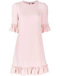 Dolce & Gabbana Shiftjurk Met Franjes - Roze