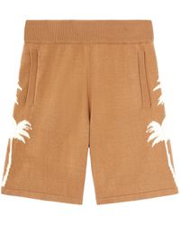 Palm Angels - パームツリー ニットショートパンツ - Lyst