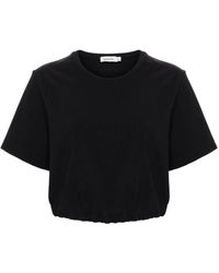 Jonathan Simkhai - T-shirt Met Elastische Taille - Lyst