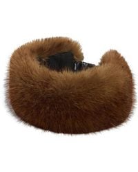 Apparis - Eleni Faux-Fur Headband - Lyst