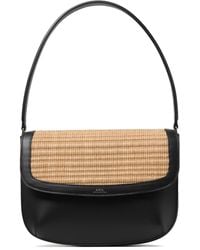 A.P.C. - Schultertasche Mit Flechtmuster - Lyst