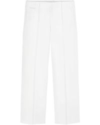 Versace - Pantalon de costume en cuir grainé - Lyst