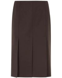 Seventy - Midi Pleated Pencil Skirt - Lyst