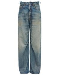 MM6 by Maison Margiela - Jeans Met Wijde Pijpen - Lyst