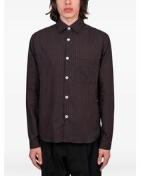 Another Aspect - Checked Chest-Pocket Shirt - Lyst