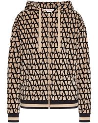 Valentino Garavani - Kapuzenjacke mit Toile Iconographe-Print - Lyst