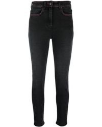 MSGM - Tonal-stitch Skinny Jeans - Lyst