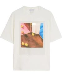 Jil Sander - Cotton Crew-Neck T-Shirt - Lyst