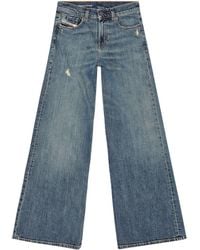 DIESEL - Mid-waist Bootcut Jeans - Lyst