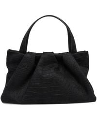 THEMOIRÈ - Athena Crocodile-Effect Tote Bag - Lyst