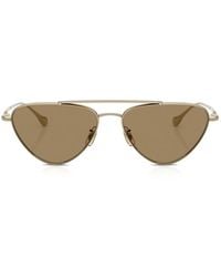 Oliver Peoples - Lunettes De Soleil Edition 1 À Monture Pilote En Titane - Lyst