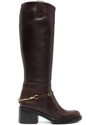 Chloé - Dakota Round-Toe Strap Boots - Lyst