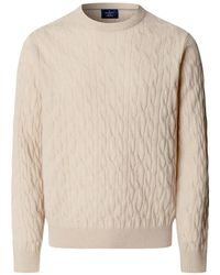 Hackett - Pullover Mit Zopfmuster - Lyst