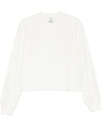 CASABLANCA - Logo-Embroidered Crew-Neck Sweater - Lyst