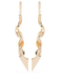 Eddie Borgo - Spiraled Ribbon Earrings - Lyst