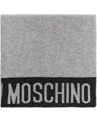 Moschino - Logo-Detail Scarf - Lyst