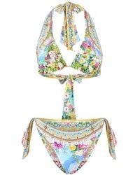 CAMILLA - Navás Nouveau Omkeerbare Gestrikte Bikini - Lyst