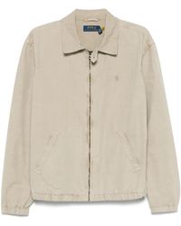 Polo Ralph Lauren - Light Poplin Jacket With Elasticated Cuffs And Hem - Lyst