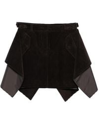 Juun.J - Corduroy Mini Skirt - Lyst