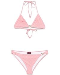 Gucci - Gg Triangle Bikini Set - Lyst