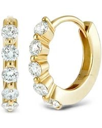Dinny Hall - Mini Shuga Diamond Huggie Hoop Earrings - Lyst