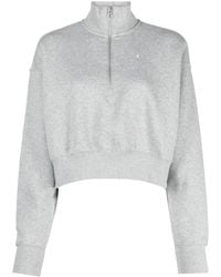 Nike - Phoenix Cropped Zip-Up Sweatshirt - Lyst