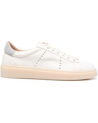 Eleventy - Lace-up Leather Sneakers - Lyst