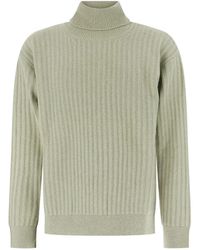 Alpha Studio - Ribbed-Knit Roll-Neck Sweater - Lyst