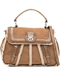 Guess USA - Suede-effect Logo-plaque Tote Bag - Lyst