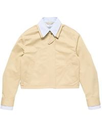 Acne Studios - Layered Twill Jacket - Lyst