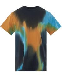 Givenchy - Oversized T-Shirt Met 4G-Borduurwerk En Tie-Dye Print - Lyst
