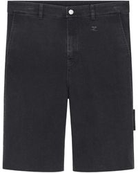 Courreges - Hammer Logo-Patch Shorts - Lyst