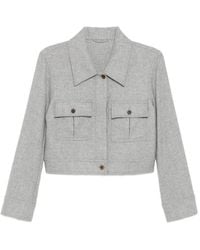 N.Peal Cashmere - Cashmere Cropped Jacket - Lyst
