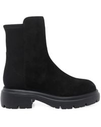 Stuart Weitzman - Lug-Sole Ankle Boots - Lyst