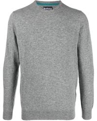Barbour - Logo-Embroidered Wool Sweater - Lyst