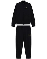 EA7 - Core Identity Cotton Tracksuit - Lyst