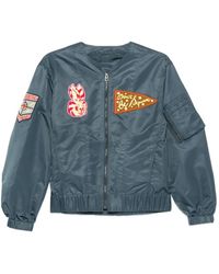 KENZO - Appliqué Zip Jacket - Lyst